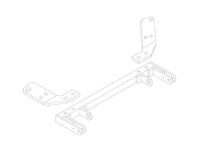 Tow Bar Base Plate, Mazda Miata BX2514