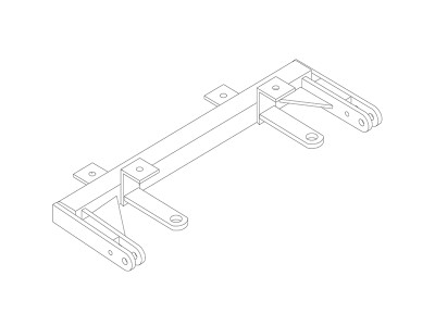 Tow Bar Base Plate, Pontiac Grand Am E13 BX3208