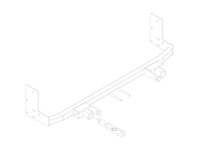 Tow Bar Base Plate, Toyota Scion Tc  E13 BX3760