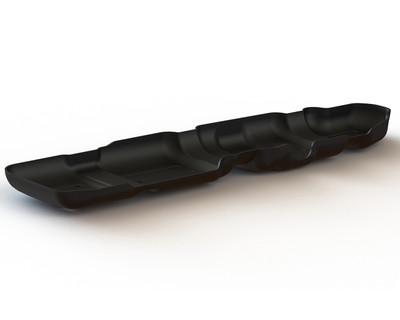 Molded Custom Shield , Formed to fit the bottom of tank 0299008B