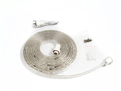 RS-110V-5M-Y - 16ft (5M) 110V 5050 Atmosphere Strip Lighting Reel w/ Plug/Hardware (Yellow)