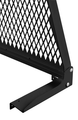 Cab Protector Mounting Kit; Height 11.25 in.; Length 13.75 in.; Width 5 in.; Inner Bed Width 63-63.5 in.; Steel; Black Color; 1916-5-02