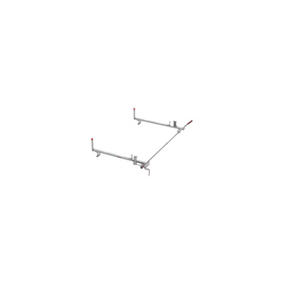 Quick Clamp Rack; 70.13 ft.; Depth 99 in.; Height 16 in.; Width 67.5 in.; White; Aluminum; Channel; Powder Coat Finish; Passenger Side Compact; 223-3-03 Quick Clamp Rack; 70.13 ft.; Depth 99 in.; Height 16 in.; Width 67.5 in.; White; Aluminum; Channel; Powder Coat Finish; Passenger Side Compact; 223-3-03