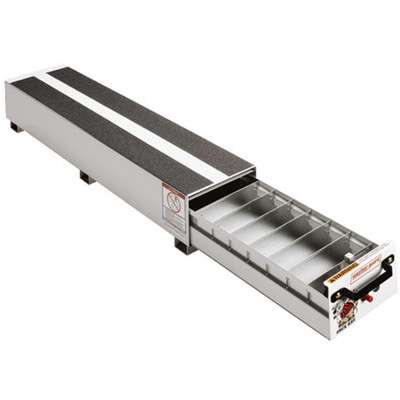 Heavy Duty Drawer Unit; Steel; 3.7 ft.; Height 9.5 in.; Length 48 in.; Width 10.25 in.; White; Drawer Depth 45 in.; Drawer Height 5 in.; Outdoor; 305-3