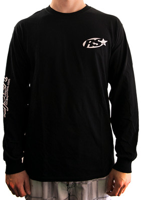 RS184BXXL - Men's Race Sport Lighting Long Sleeve (Black) (2XL) RS184BXXL - Men's Race Sport Lighting Long Sleeve (Black) (2XL)