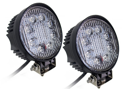 RS-24W-R-2 - Street Series 4in Round LED Spot Lights 24W/1,560LM (Pair)