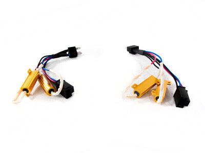 RS-2RES-CON-H4 - H4 Plug-&-Play Interface Cable w/ 2 Resistors (Pair) RS-2RES-CON-H4 - H4 Plug-&-Play Interface Cable w/ 2 Resistors (Pair)