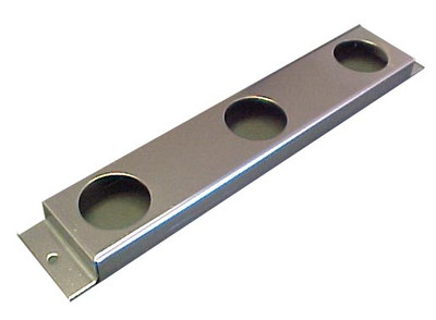 RS-400SS - 2in 3-Hole Polished Stainless Steel Truck Light Box w/ Knockouts