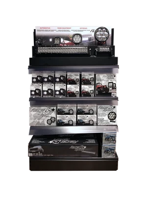 RS5A-36HD - 36in Powered Shelf Display for Light Bars & Auxiliary Spots - Heavy Duty