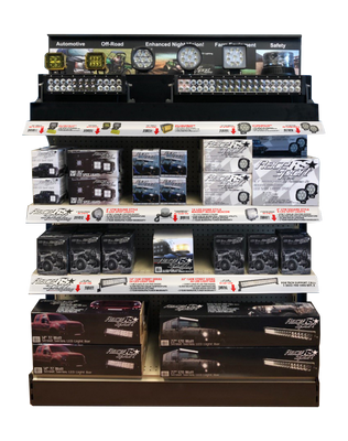 RS5A-47SS - 47in Powered Shelf Display for Light Bars, Aux. Spots, & Strobe - Street Series