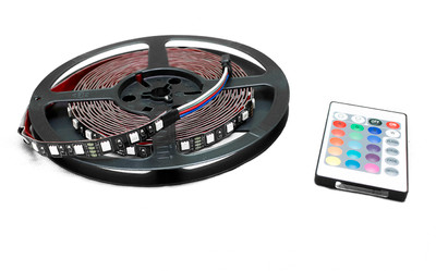 RS5M5050RGBISB - 16.4ft (5M) 5050 Non-waterproof LED Tape Strip Reel Lighting w/ No Epoxy (RGB)
