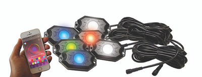 RS6PRGBW - ColorSMART 6-Pod RGB+W LED Rock Light Kit (RGB+White Multi-Color) RS6PRGBW - ColorSMART 6-Pod RGB+W LED Rock Light Kit (RGB+White Multi-Color)