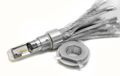 H4-G4LED - H4 GEN4 LED Headlight Kit w/ 360 Clockable Base & Copper Rope Heatsink