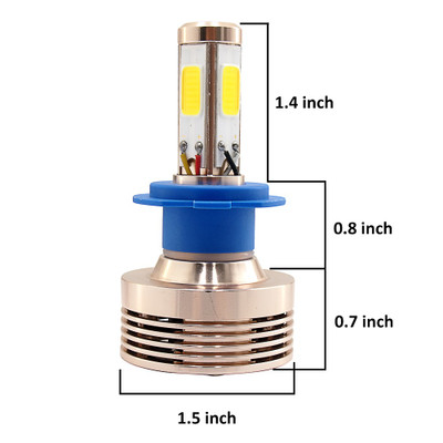 H7LED4S - H7 4-Sided LED Headlight Conversion Kit - Projector Compliant