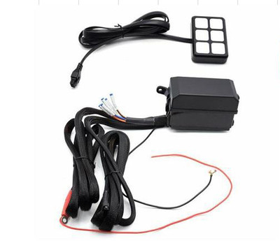 RS6GASP - 6-Gang Auxiliary Switch Panel with Multi-Choice button pad label kit - Select your light icons on 6 lighting systems