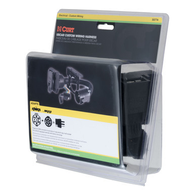 CURT Dual-Output 7 & 4-Way Connector (Plugs into USCAR) for Ram Vehicles - 55774