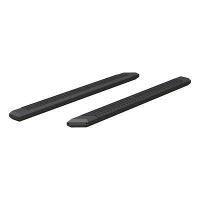 AdvantEDGE 5-1/2" x 85" Black Aluminum Side Bars (No Brackets) 2055985