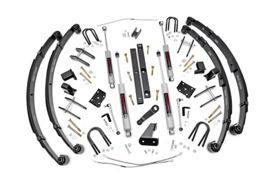 4.5-inch X-Series Suspension Lift System (Military Wrap Leaf Springs) 617.20