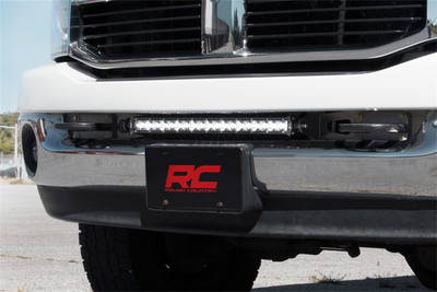 20-inch Single or Dual Row LED Light Bar Hidden Bumper Mounting Brackets 70568