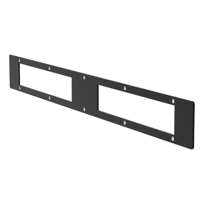 Pro Series 30-Inch Black Steel Light Bar Cover Plate PC10OB