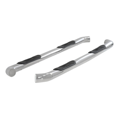 3" Round Polished Stainless Side Bars, Select Silverado, Sierra 1500, 2500, 3500 204045-2