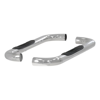 3" Round Polished Stainless Side Bars, Select Dodge Dakota 205001-2