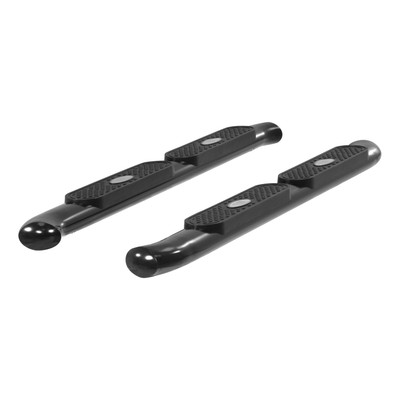 4" Black Steel Oval Side Bars, Select Toyota Tacoma S222008