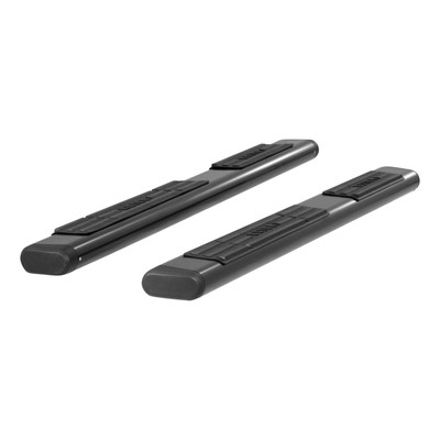 6" x 75" Black Aluminum Oval Side Bars (No Brackets) B2875
