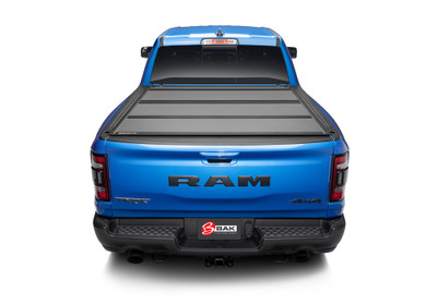 BAKFlip MX4 Hard Folding Truck Bed Cover - 2019-2022 (New Body Style) Ram 5' 7" Bed with RamBox with or without Multifunction Tailgate - 448227RB