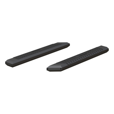 AdvantEDGE 5-1/2" x 53" Black Aluminum Side Bars (No Brackets) 2055953