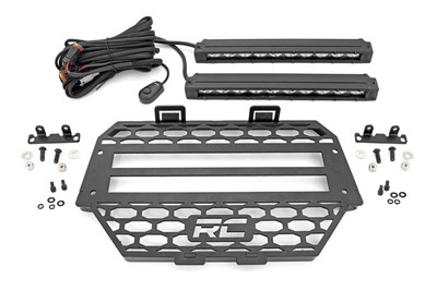 Polaris Dual 10-inch Slimline LED Grille Kit (14-19 RZR 1000) 93041