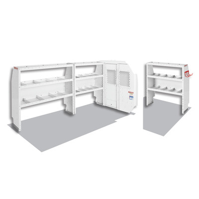 Model 600-8110R Commercial Shelving Van Package, Full-Size, Ford Transit, 130In Wheelbase