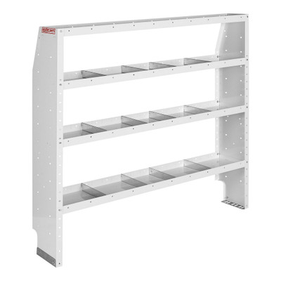 Weather Guard Model 9376-3-03 Adjustable 4 Shelf Unit, 60in x 60in x 13.5in Weather Guard Model 9376-3-03 Adjustable 4 Shelf Unit, 60in x 60in x 13.5in