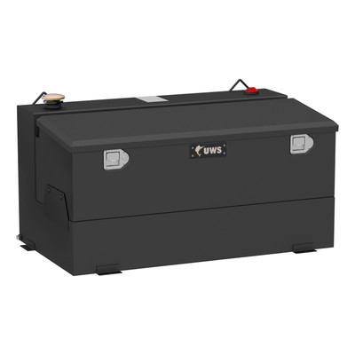 Matte Black 75-Gallon Steel-Aluminum Combo Transfer Tank - ST-75-COMBO-MB