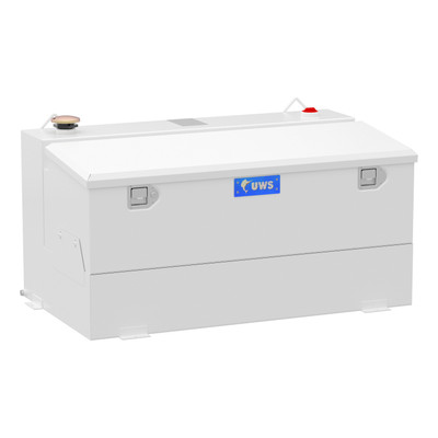 White 75-Gallon Steel-Aluminum Combo Transfer Tank - ST-75-COMBO-W