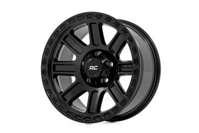 Rough Country 84 Series Wheel | Gloss Black | 18x8.5 | 6x5.5 | +0mm 84180912