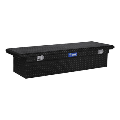 Gloss Black Aluminum 72" Truck Tool Box with Low Profile (Heavy Packaging) - EC10592