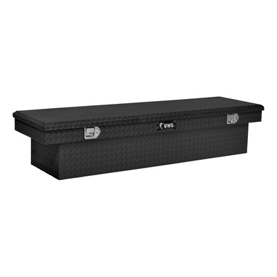 Matte Black Aluminum 72" Crossover Truck Tool Box (Heavy Packaging) - EC10643