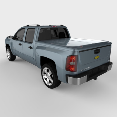 UnderCover LUX 2007-2013 Chevrolet Silverado 5' 9 Bed Crew Cab 46(WA928L)-Stealth Gray UC1066L-46