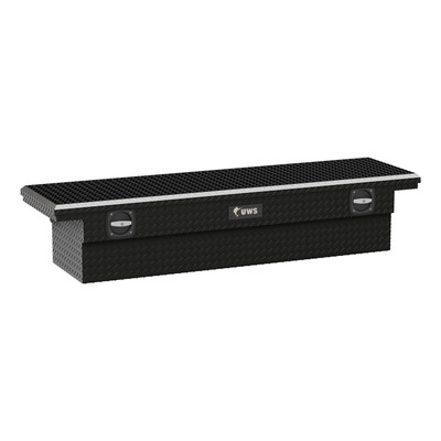 Gloss Black 72 Secure Lock Truck Tool Box, Low Profile (LTL Shipping Only) SL-72-LP-BLK
