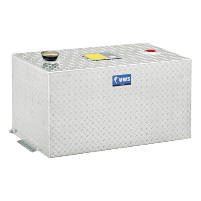 Aluminum Transfer Tank 100 Gallon Rectangle Tank Bright TT-100-R-T-P