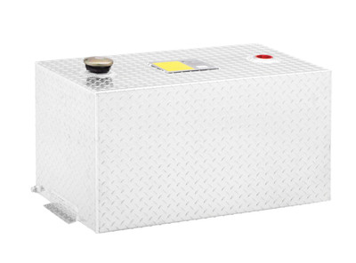 UWS Aluminum Transfer Tank 100 Gallon Rectangle Tank Bright TT-100-R-T/P