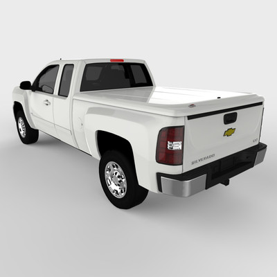 UnderCover LUX 2007-2013 Chevy Silverado 1500/2007-2014 2500 HD/3500 HD 6' 6 Bed Std/Ext/Crew Cab 50(GAZ)(WA8624)-Summit White UC1076L-50
