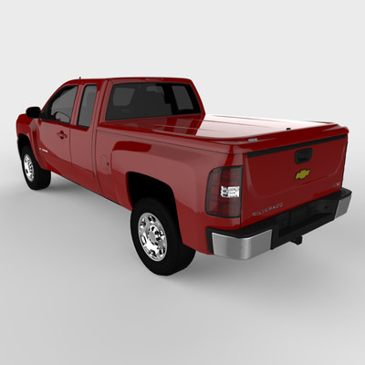 UnderCover LUX 2007-2013 Chevy Silverado 1500/2007-2014 2500 HD/3500 HD 6' 6 Bed Std/Ext/Crew Cab 74(GCN)(WA9260)-Victory Red UC1076L-74