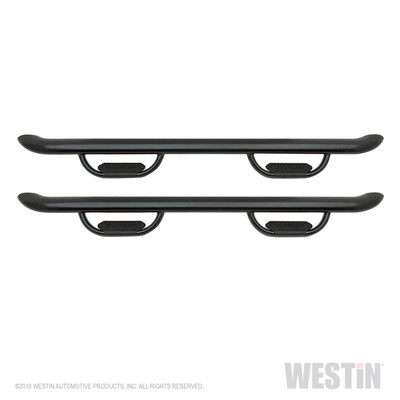 GENX Oval Drop Nerf Step Bars Textured Black 20-4075
