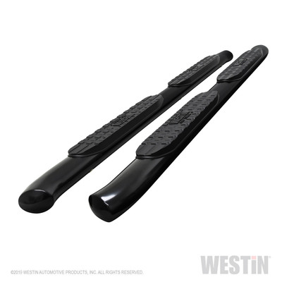 Pro Traxx 4 Oval Nerf Step Bars Black 21-22675