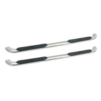 Platinum 4 Oval Nerf Step Bars Stainless Steel 21-3250