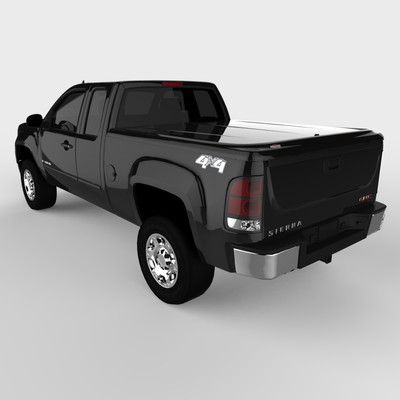 UnderCover LUX 2007-2013 GMC Sierra 1500/2007-2014 2500 HD/3500 HD 6' 6 Bed 41(GBA)(WA8555)-Black UC1096L-41
