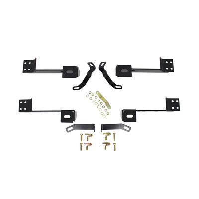 Premier Oval Nerf Step Bar Mount Kit Black 22-1065