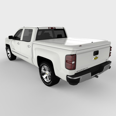 UnderCover LUX 2014-2018 (2019 Legacy) Chevrolet Silverado 5' 9 Bed Crew/Ext Cab 50(GAZ)(WA8624)-Summit White UC1116L-50